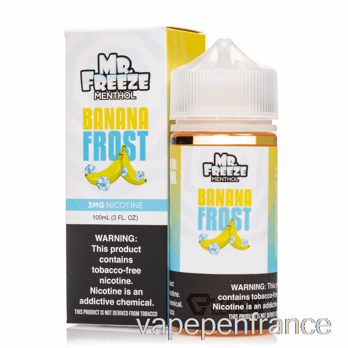 Banana Frost - Mr Freeze - Stylo Vape 100 Ml 6 Mg